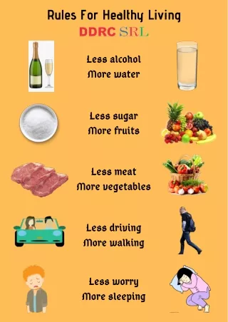 rules for healthy living