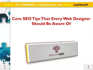 Core SEO Tips That Every Web Designer Should Be Aware Of