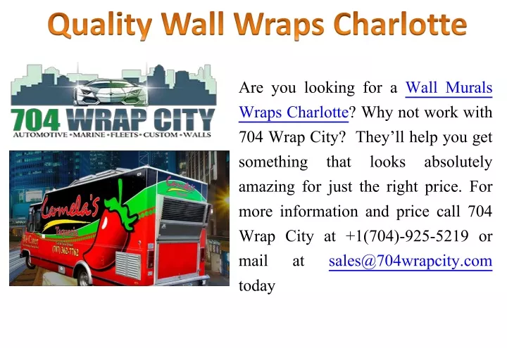 quality wall wraps charlotte