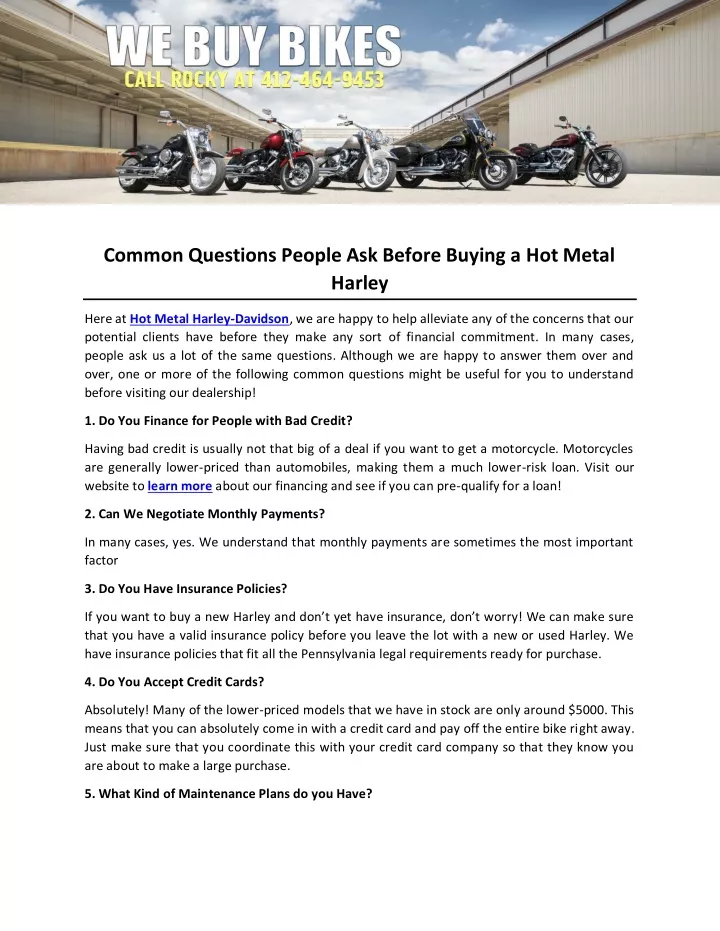 common questions people ask before buying