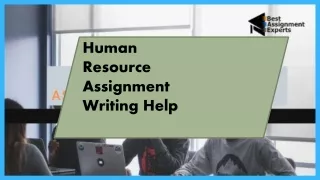 HR Assignment Help - Human Resource Assignment Writing Help