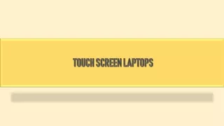 Get Best Deals on Latest Touch Screen Laptops Online at Bajaj Finserv EMI Store.