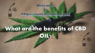 What are the benefits of CBD oil?