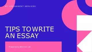 Tips To Write An Informative Essay