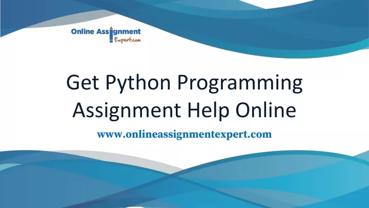 get python programming assignment help online