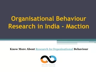 Organisational Behaviour Research in India