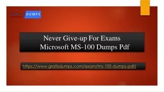 Microsoft MS-100 Dumps Pdf Exam Study Material To Polished Your Skills [2020]