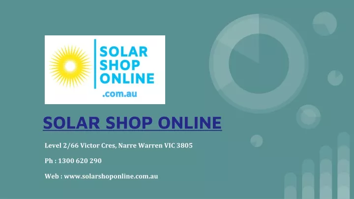 solar shop online