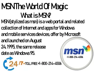 Contact Msn For Email Issues! Msn Phone Number  1-800-214-4506