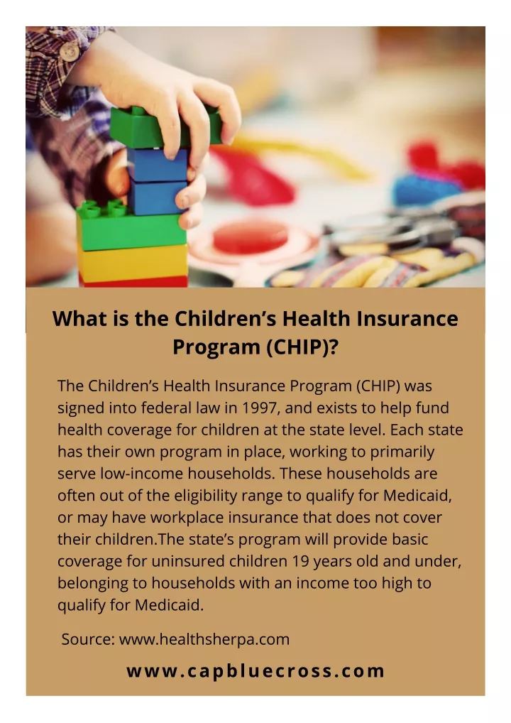 what is the children s health insurance program