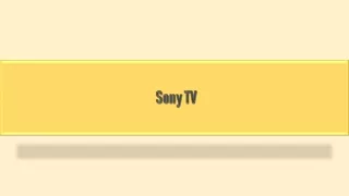 Buy Sony TVs online at Best Prices on Bajaj Finserv EMI Store