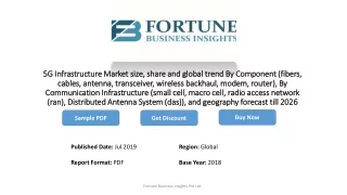 5G Infrastructure Market Analysis, Global Trend And Geography Forecast Till 2026 | Fortune Business Insights