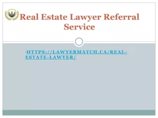 Choose the Top Real Estate lawyer in Ontario