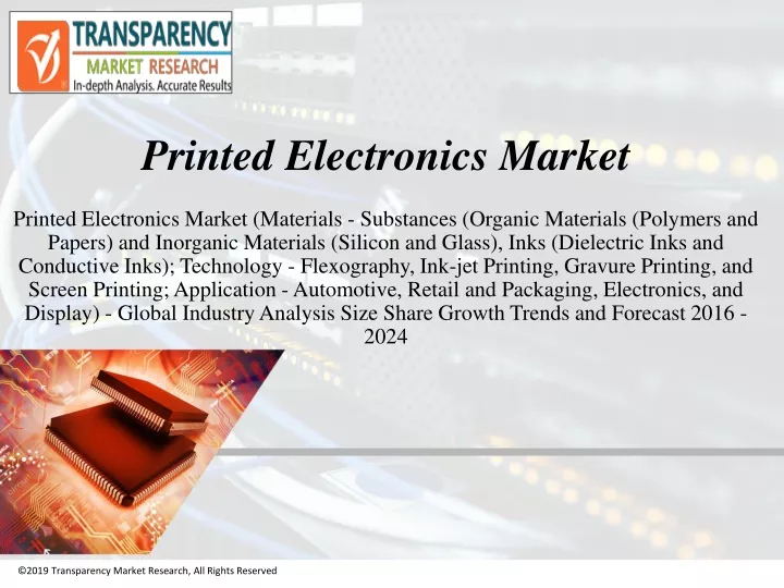printed electronics market