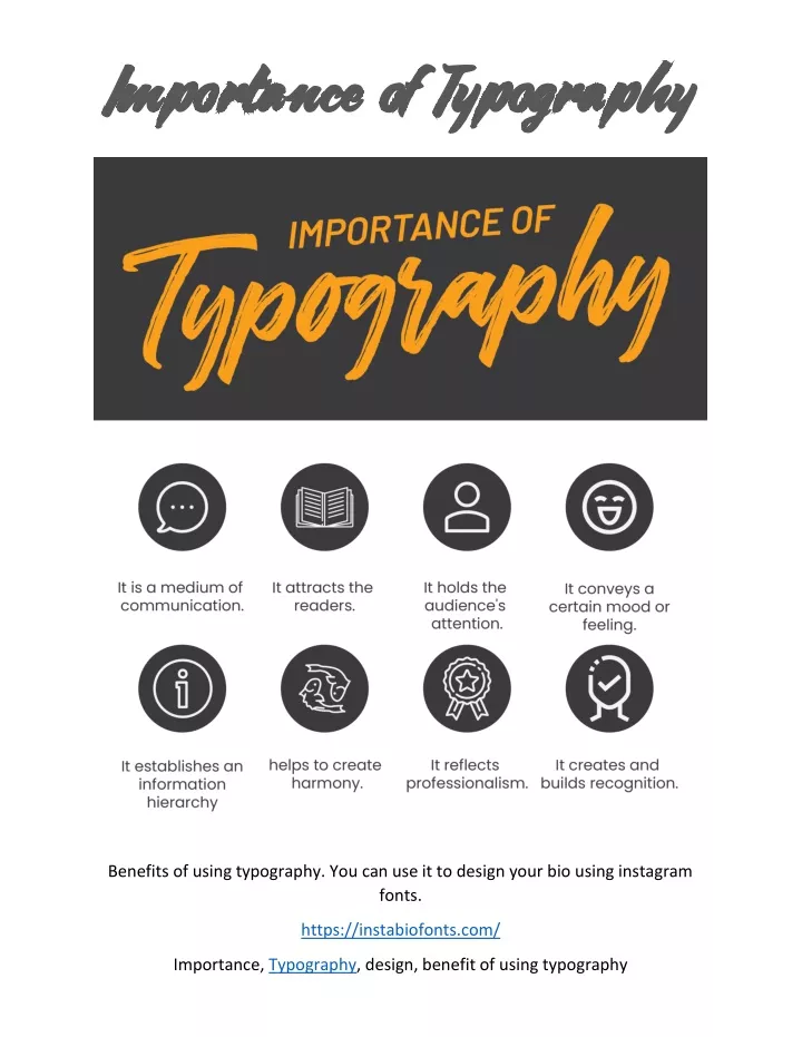 importance of typography importance of typography