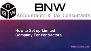 How to Set up Limited Company For contractors
