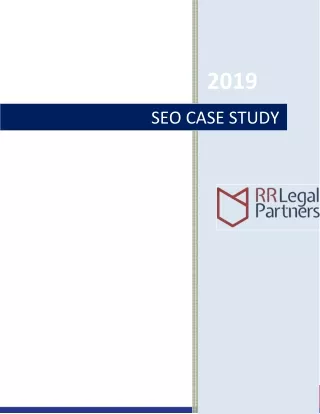 SEO Case Study - RR Legal Partners