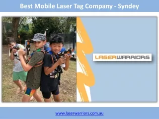 Best Mobile Laser Tag Company - Syndey