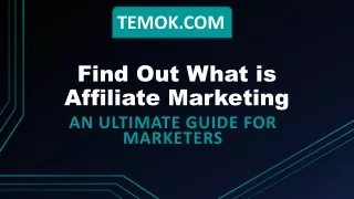 Find Out What is Affiliate Marketing| An Ultimate Guide for Marketers