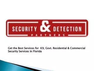 Appoint Security and Detection Partners for Better Security