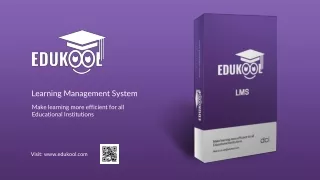 Learning Management System(LMS) - EduKool