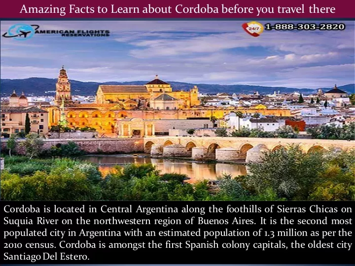amazing facts to learn about cordoba before