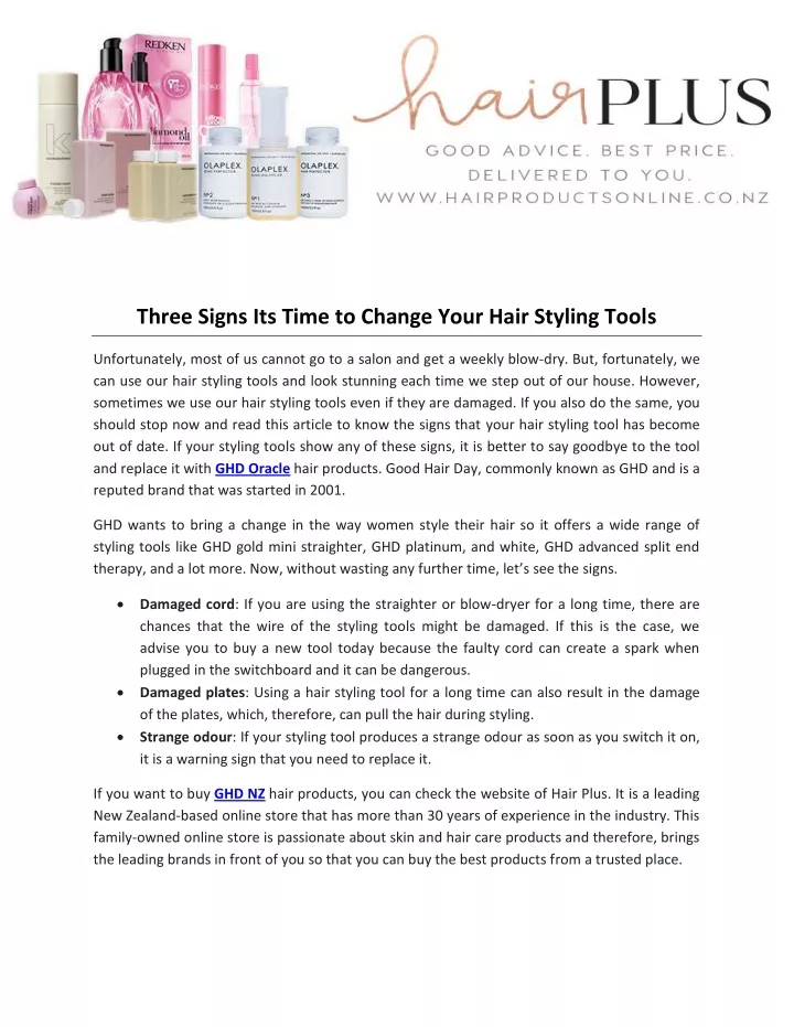 three signs its time to change your hair styling