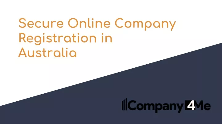 secure online company registration in australia