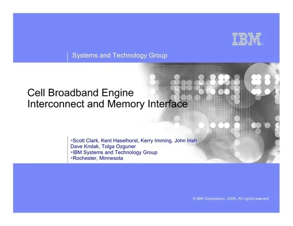 systems and technology group