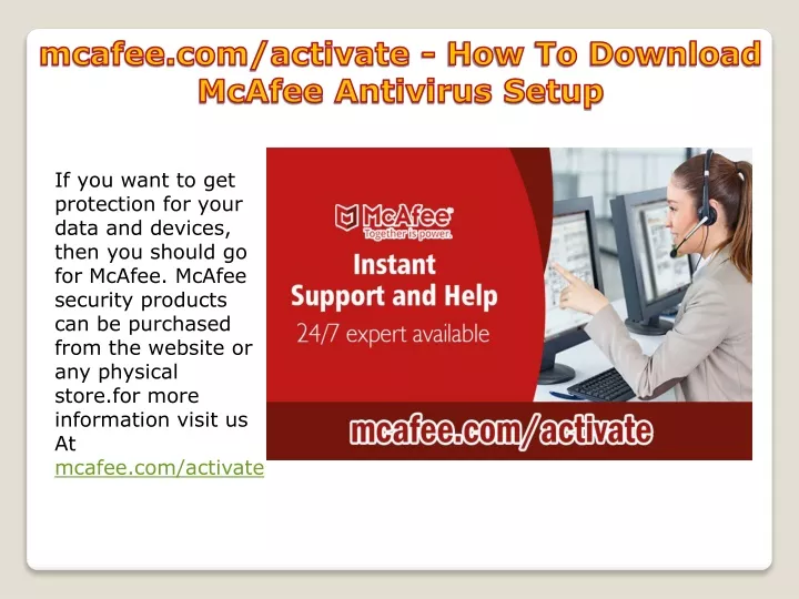 mcafee com activate how to download mcafee