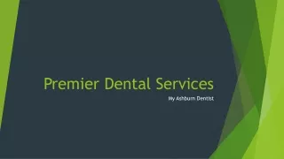 My Ashburn Dentist Services