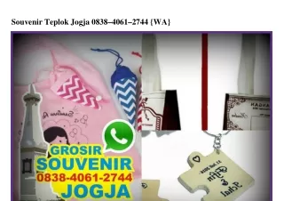 Souvenir Teplok Jogja 0838 4061 2744 {WA}