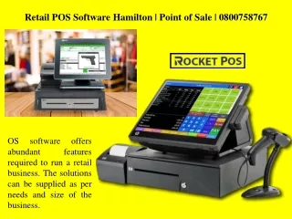 reRetail POS Software Hamilton | Point of Sale | 0800758767