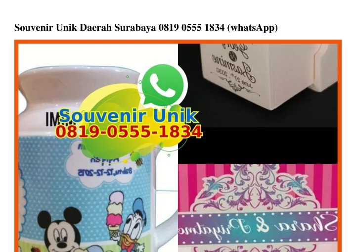 souvenir unik daerah surabaya 0819 0555 1834