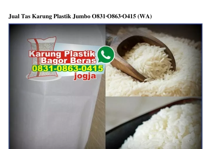 jual tas karung plastik jumbo o831 o863 o415 wa