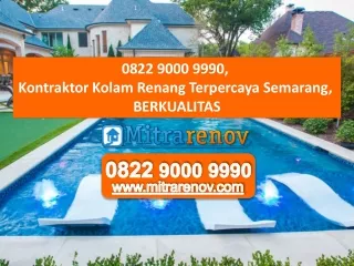 TERBAIK, Jasa kontraktor kolam renang bekasi , 0822 9000 9990