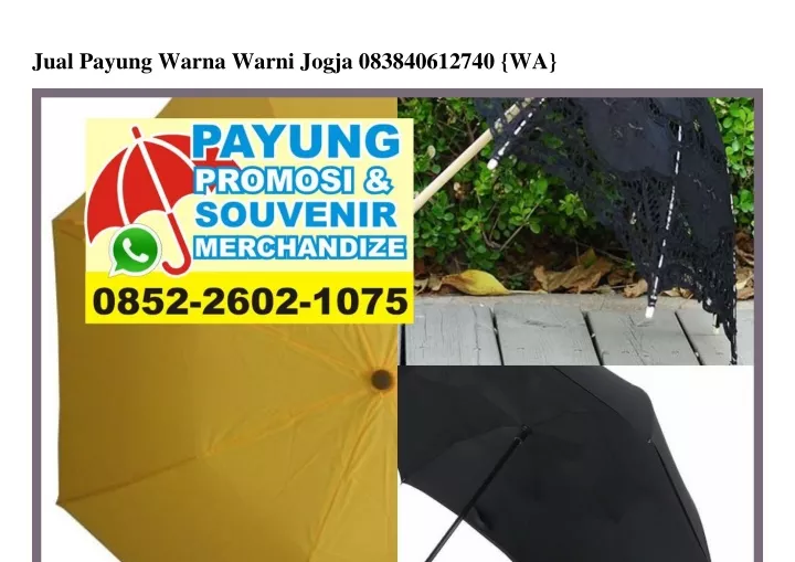 jual payung warna warni jogja 083840612740 wa