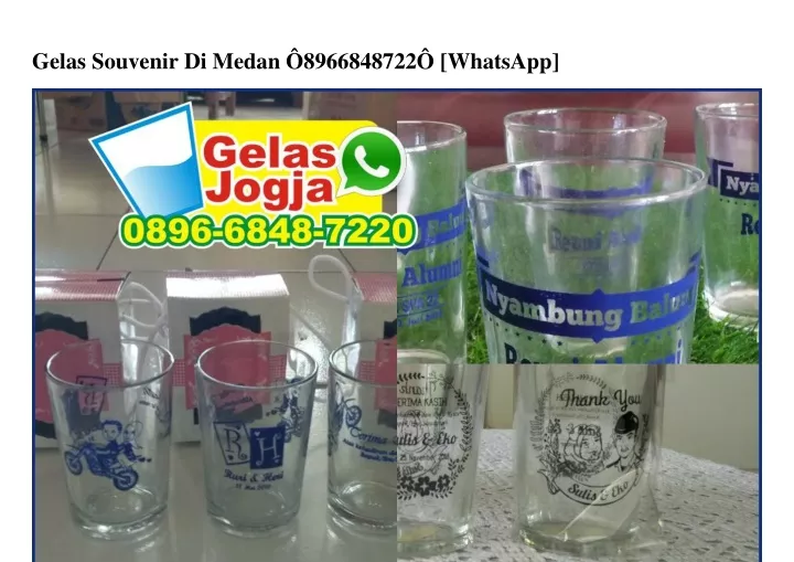 gelas souvenir di medan 8966848722 whatsapp
