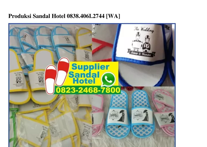 produksi sandal hotel 0838 406i 2744 wa