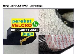 Harga Velcro O838-4O31-8668 {WA}