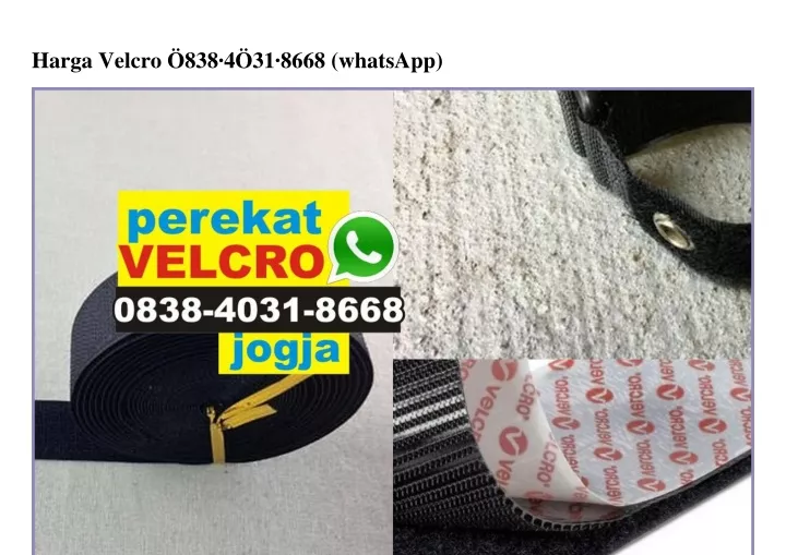 harga velcro 838 4 31 8668 whatsapp