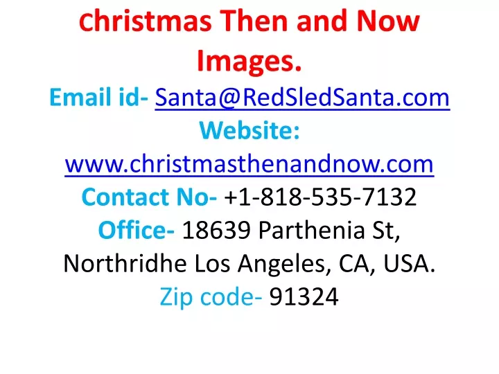 c hristmas then and now images email