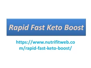 Rapid Fast Keto Boost - Lose Weight Obviously -Natural Weight Loss Elixirs.
