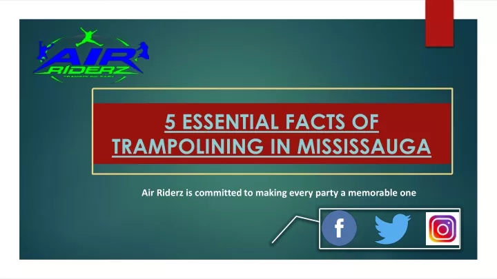 5 essential facts of trampolining in mississauga