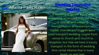 Buying Limo Rental Service Atlanta Is Costly But Hiring Is Not