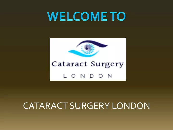 cataract surgery london