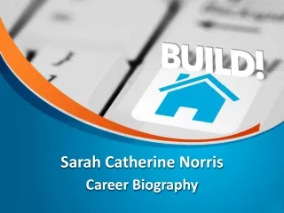 Career Biography of Sarah Catherine Norris