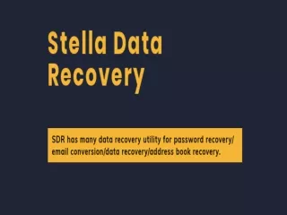 Stella data recovery