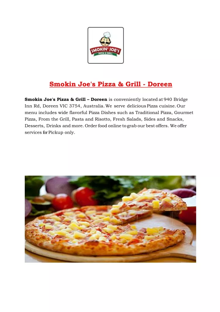 smokin joe s pizza grill doreen