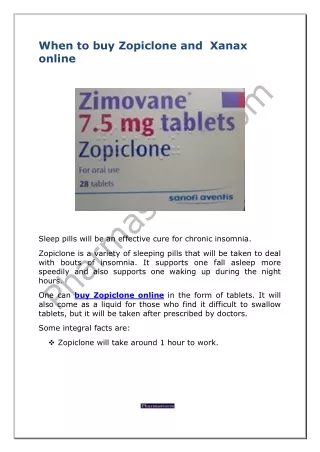 Buy Zimovane online